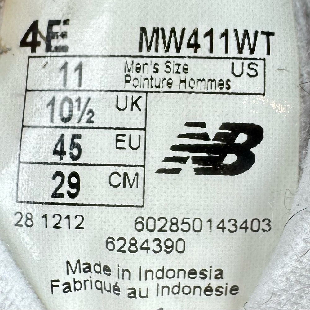 New Balance 411 Walking Shoes in White - Picture 8 of 8